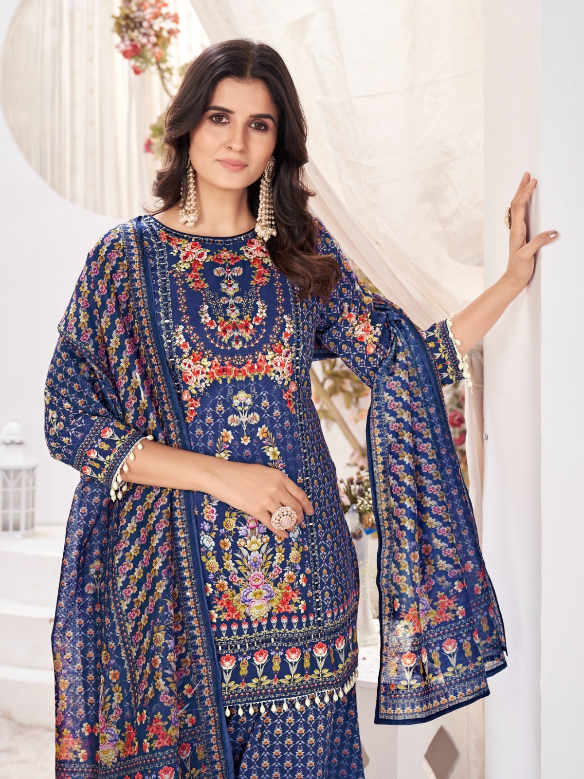 KHAMILI HEAVY FANCY PAIR WITH DUPATTA SET