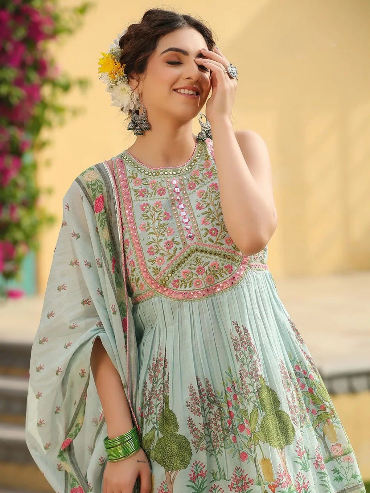 TAMAHH FENCY SARARA PAIR WITH DUPPATTA