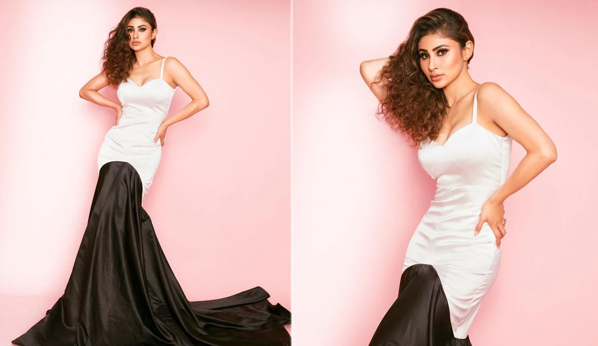 Mouni Roy's Black And White Red-Carpet Gown Will Make You Forget All About Colourpop