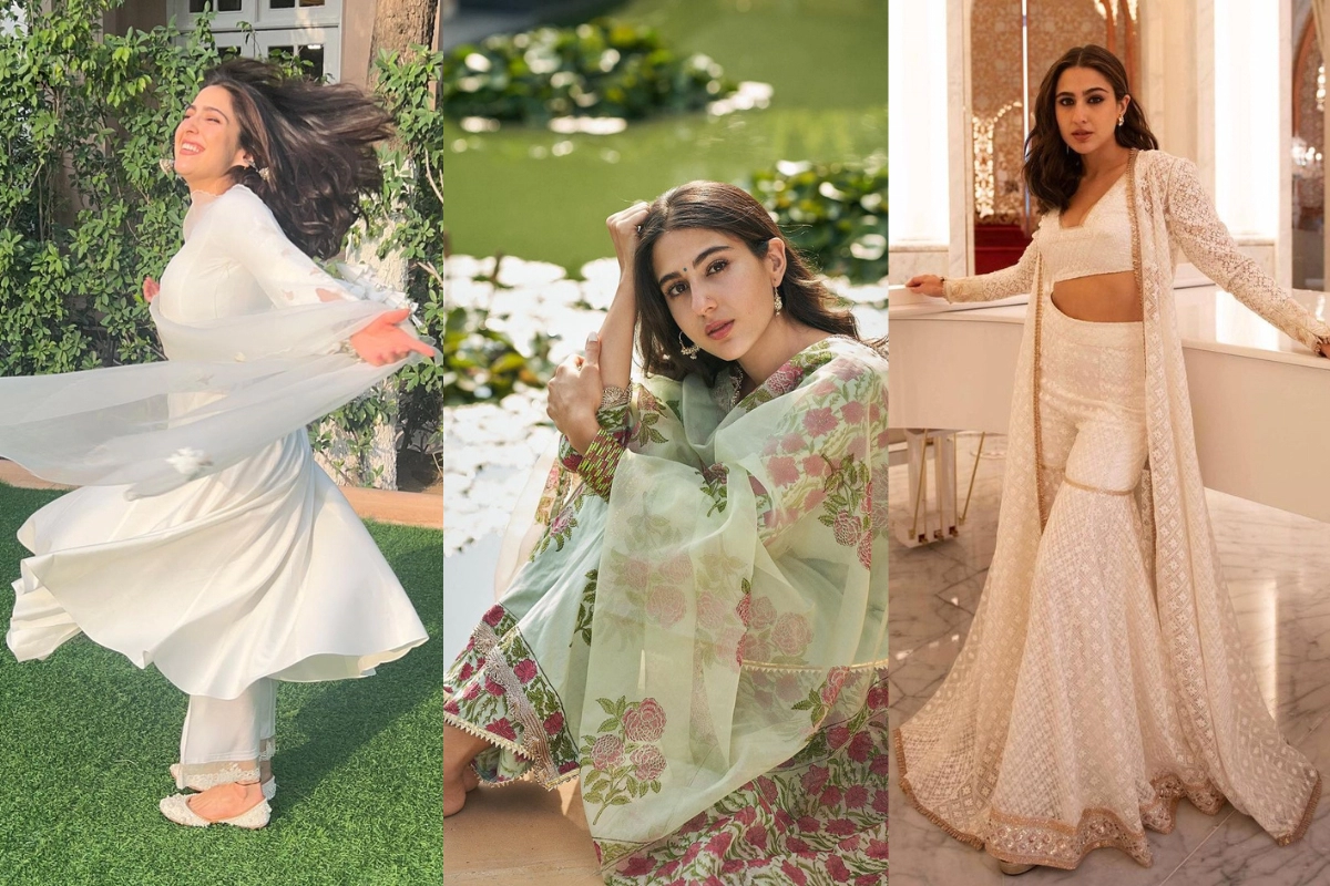 Get Festive Fashion Inspiration from Sara Ali Khans Stunning Outfits This Eid 2023!