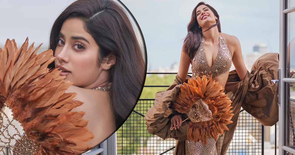 Janhvi Kapoor's Modern-Chic Gold Gown Embodies Antique Elegance